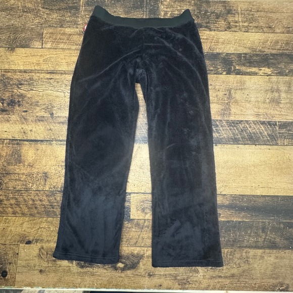 The North Face Fleece‎ Lounge Pants Soft Comfy Warm Black Womens L - Picture 1 of 6